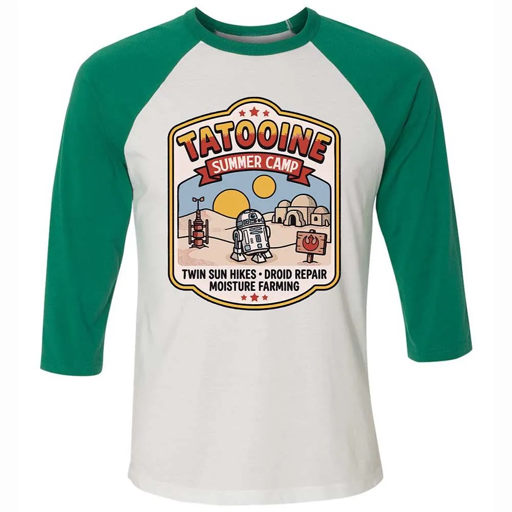 Unisex 3/4 Baseball Tee - Z24SRKC6 - White/Kelly - 6