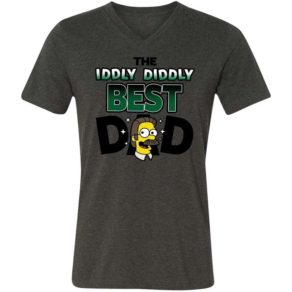 The Iddly diddly best dad - Dark Grey Heather - 8