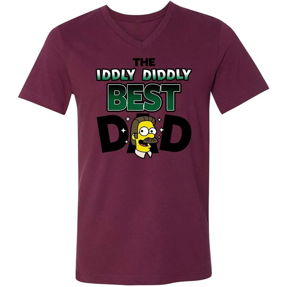 The Iddly diddly best dad - Maroon - 14