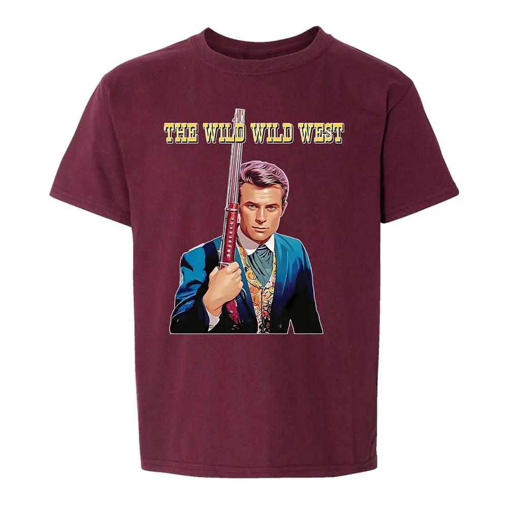 Kids T-Shirt - 5LYCDKJF - Maroon - 19