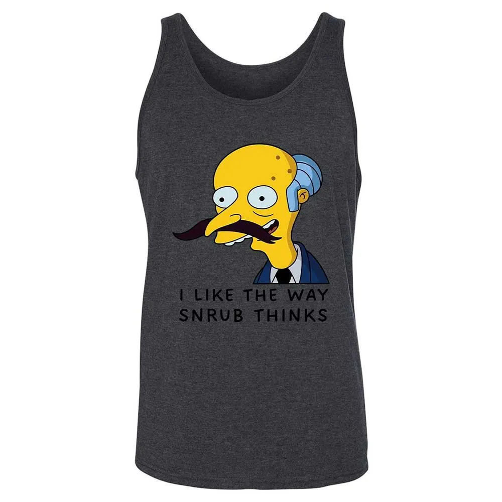 I Like the Way Snrub Thinks - Dark Grey Heather - 10