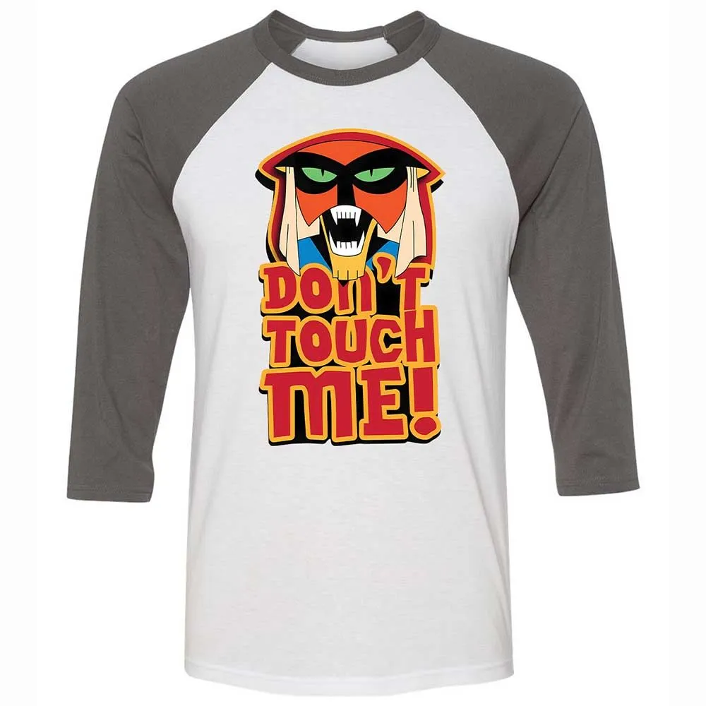 Unisex 3/4 Baseball Tee - AZW7V65E - White/Asphalt - 2