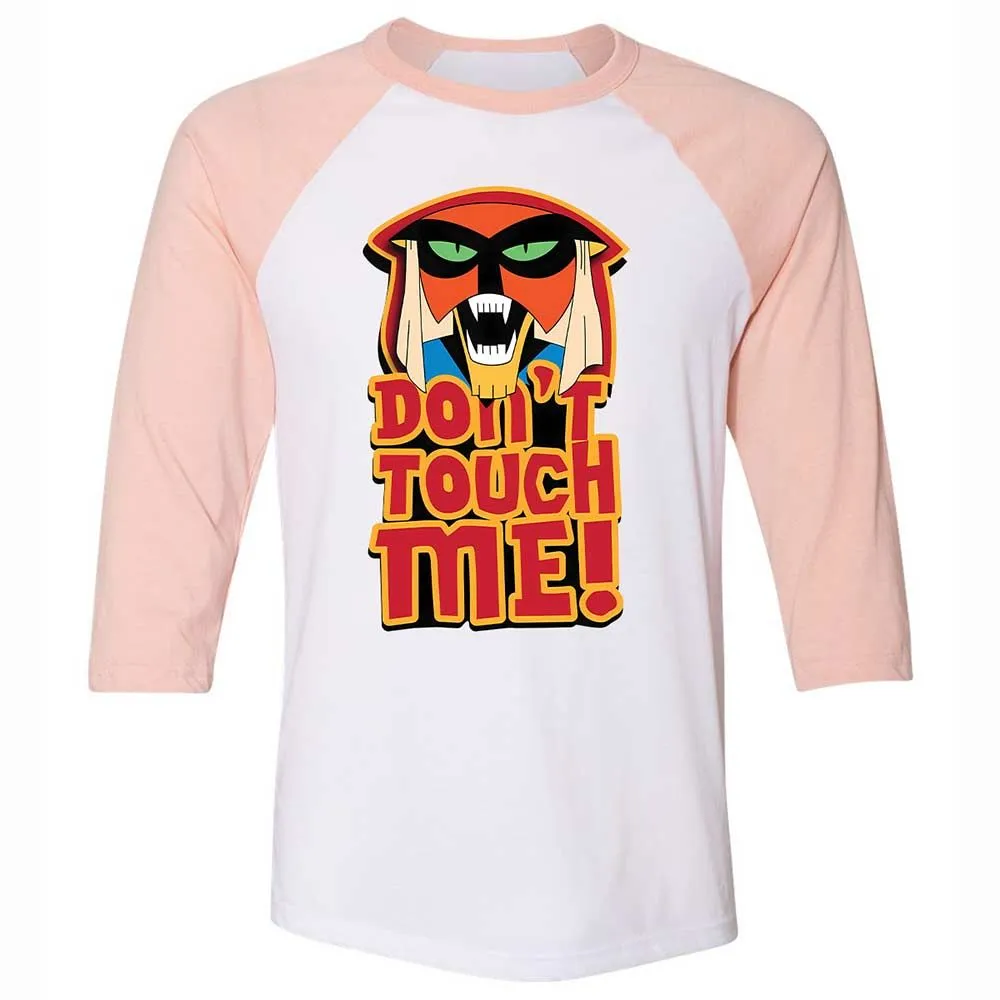 Unisex 3/4 Baseball Tee - AZW7V65E - White/Heather Peach - 5