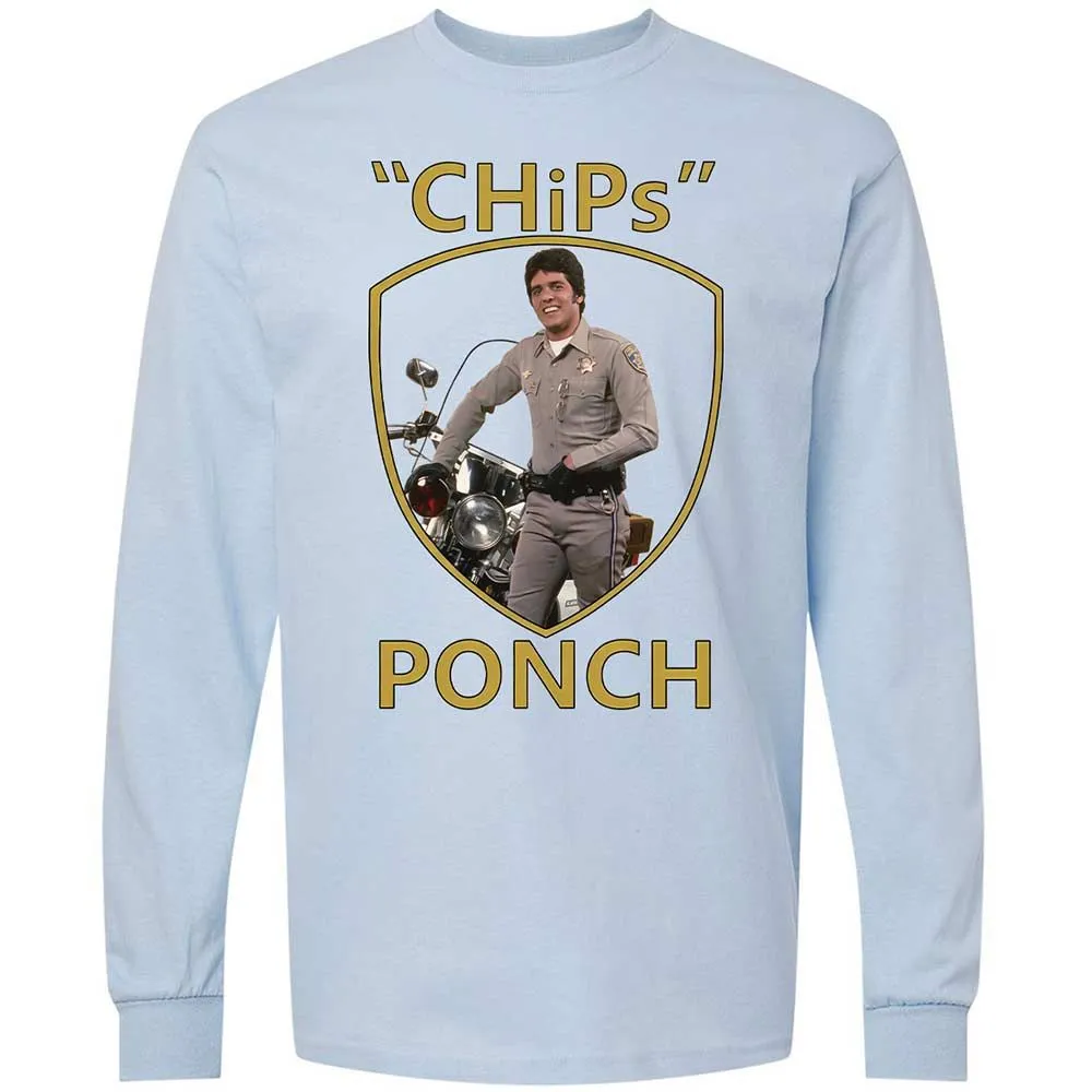 Long Sleeve T-Shirt - D85U6Y3G - Light Blue - 4