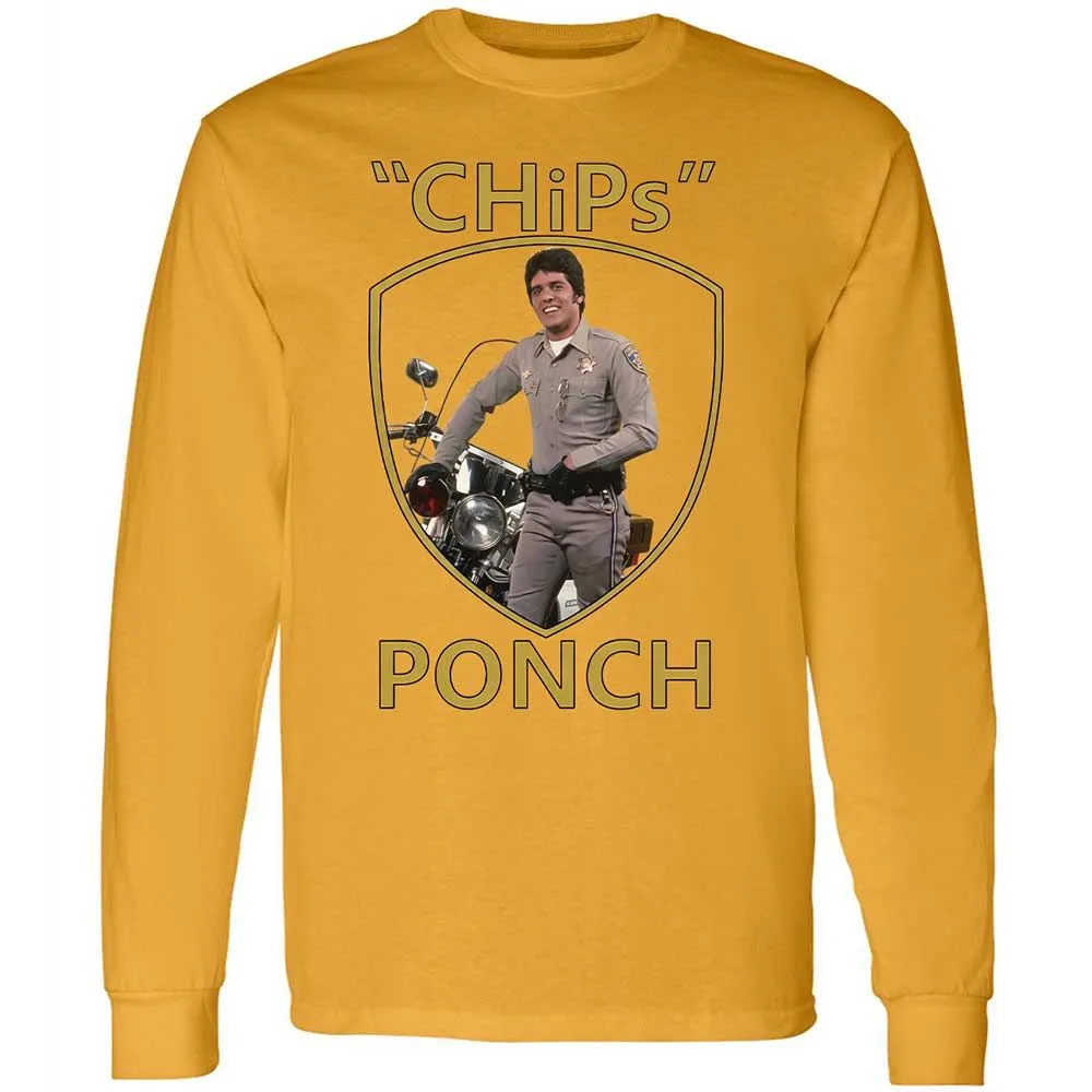 Long Sleeve T-Shirt - D85U6Y3G - Gold - 10