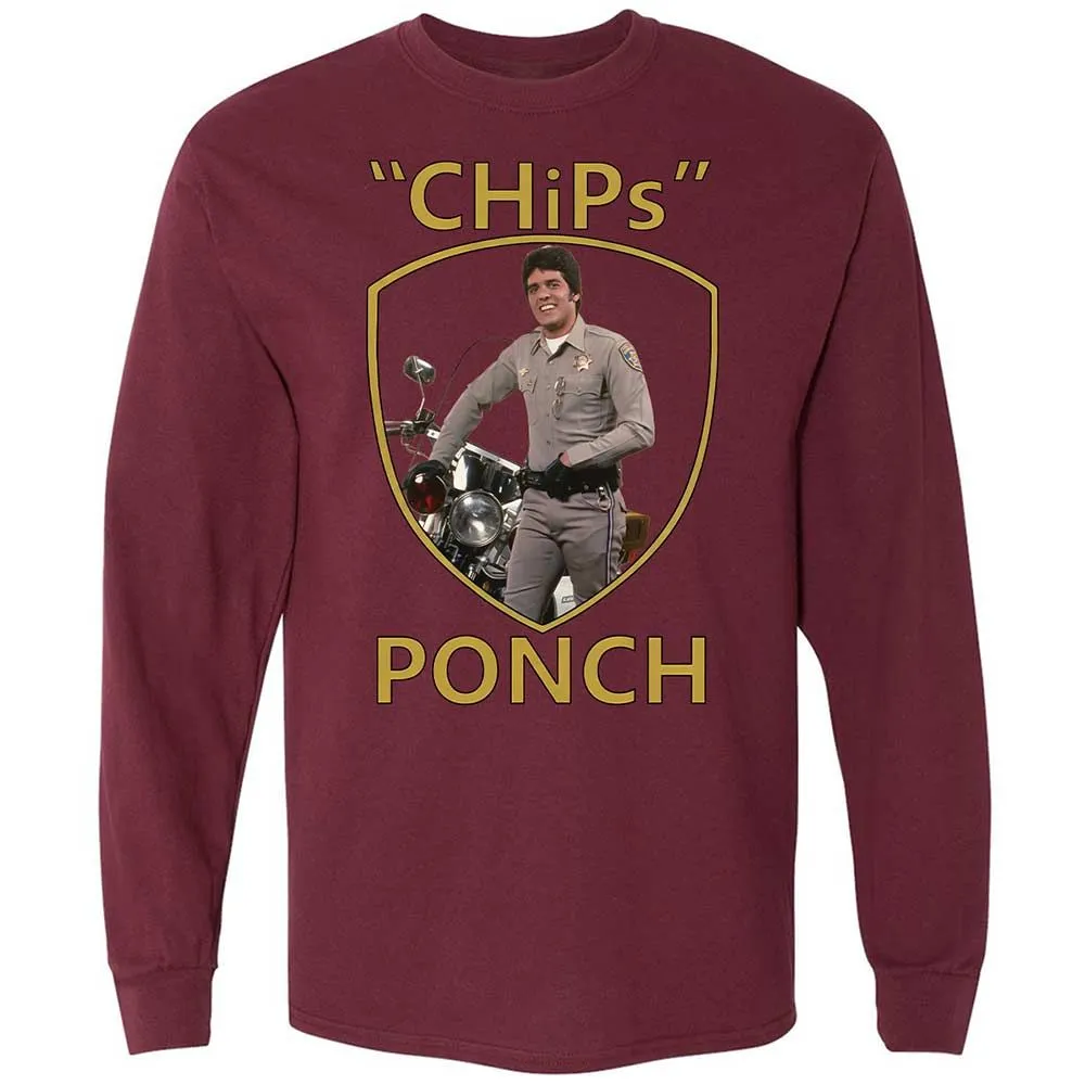 Long Sleeve T-Shirt - D85U6Y3G - Maroon - 16