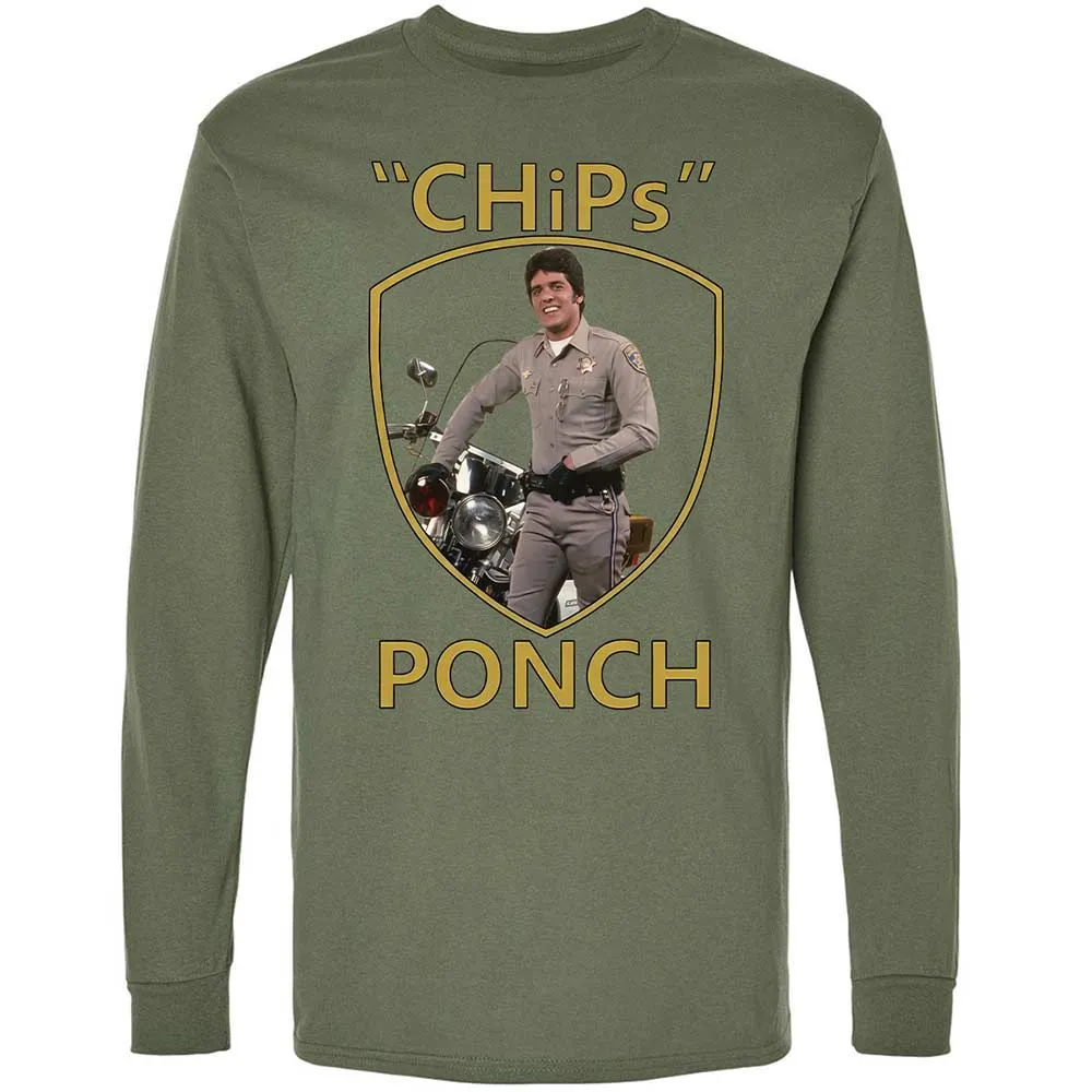 Long Sleeve T-Shirt - D85U6Y3G - Military Green - 19