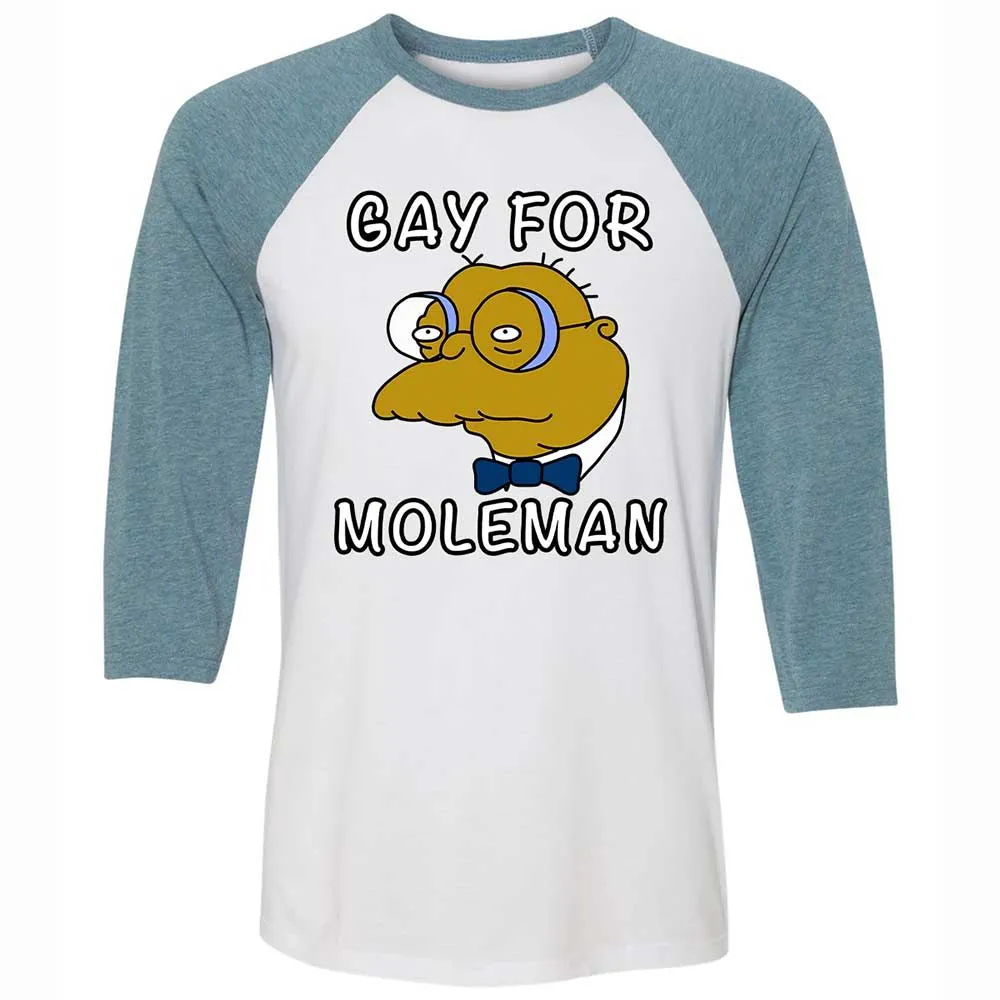 Gay for Moleman - White/Denim - 3