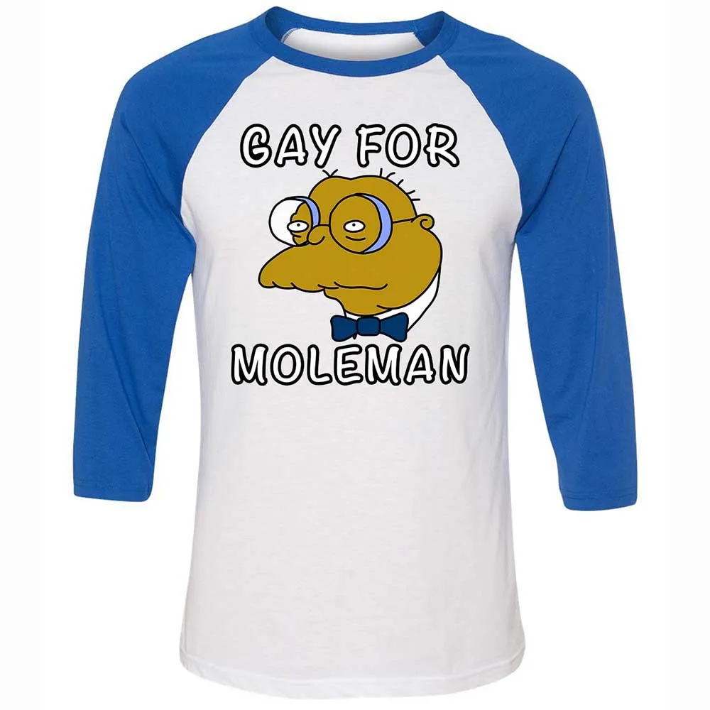 Gay for Moleman - White/True Royal - 10