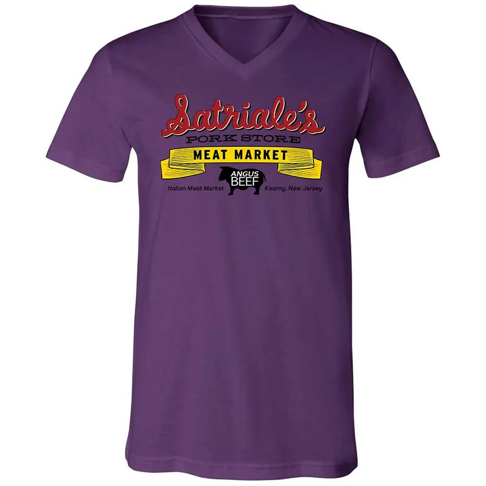 Unisex V-Neck T-Shirt - 7YVHJUXG - Team Purple - 10