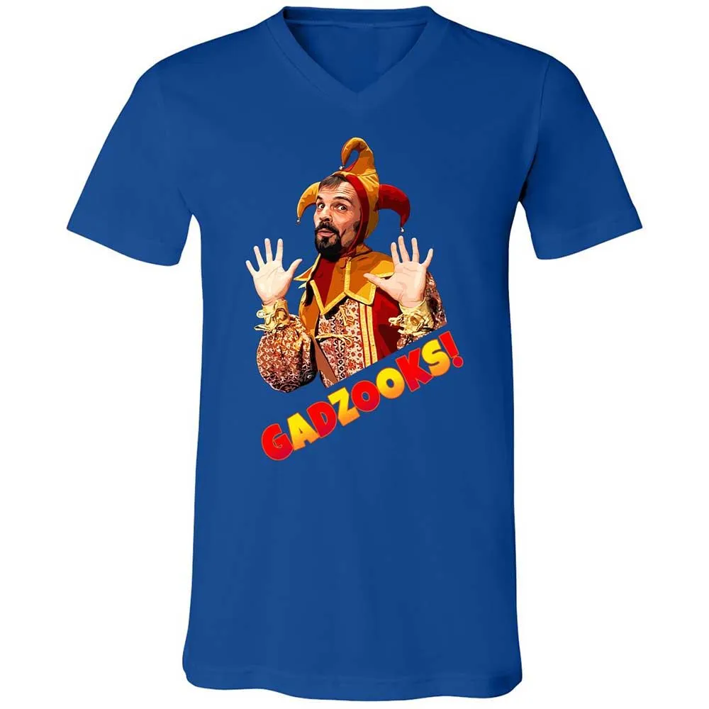 Unisex V-Neck T-Shirt - U8NDSKK3 - True Royal - 3
