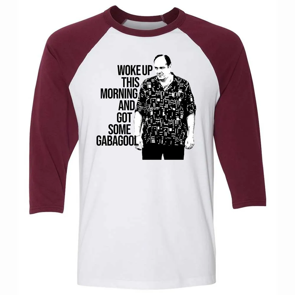 Unisex 3/4 Baseball Tee - 7GS6QS3B - White/Maroon - 7