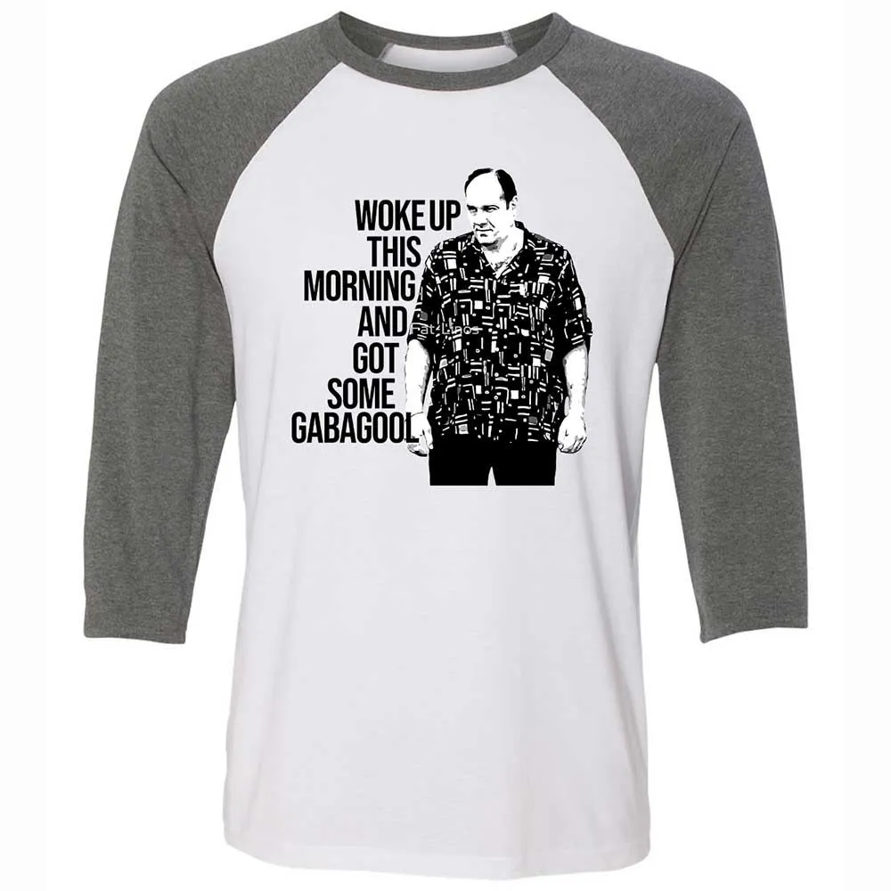 Unisex 3/4 Baseball Tee - 7GS6QS3B - White/Deep Heather - 11