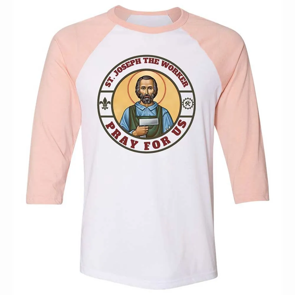 Pray for Us - White/Heather Peach - 5