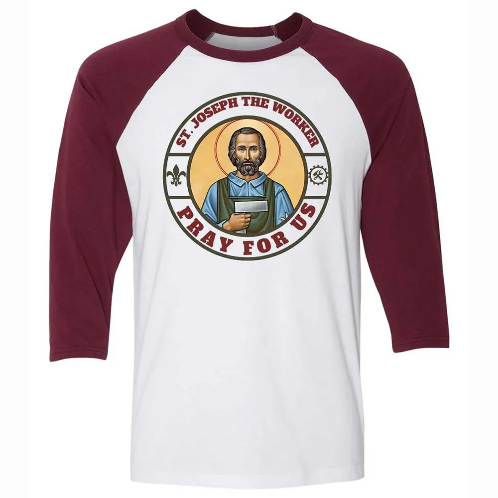 Pray for Us - White/Maroon - 7
