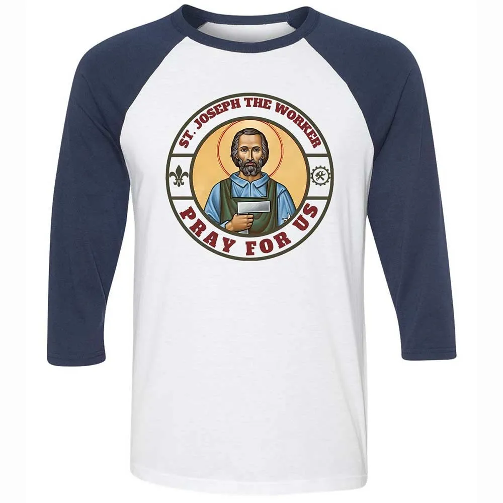 Pray for Us - White/Navy - 8