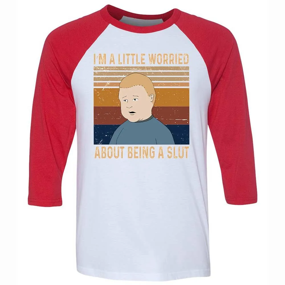 I'm a Little Worried About Being a Slut - White/Red - 9
