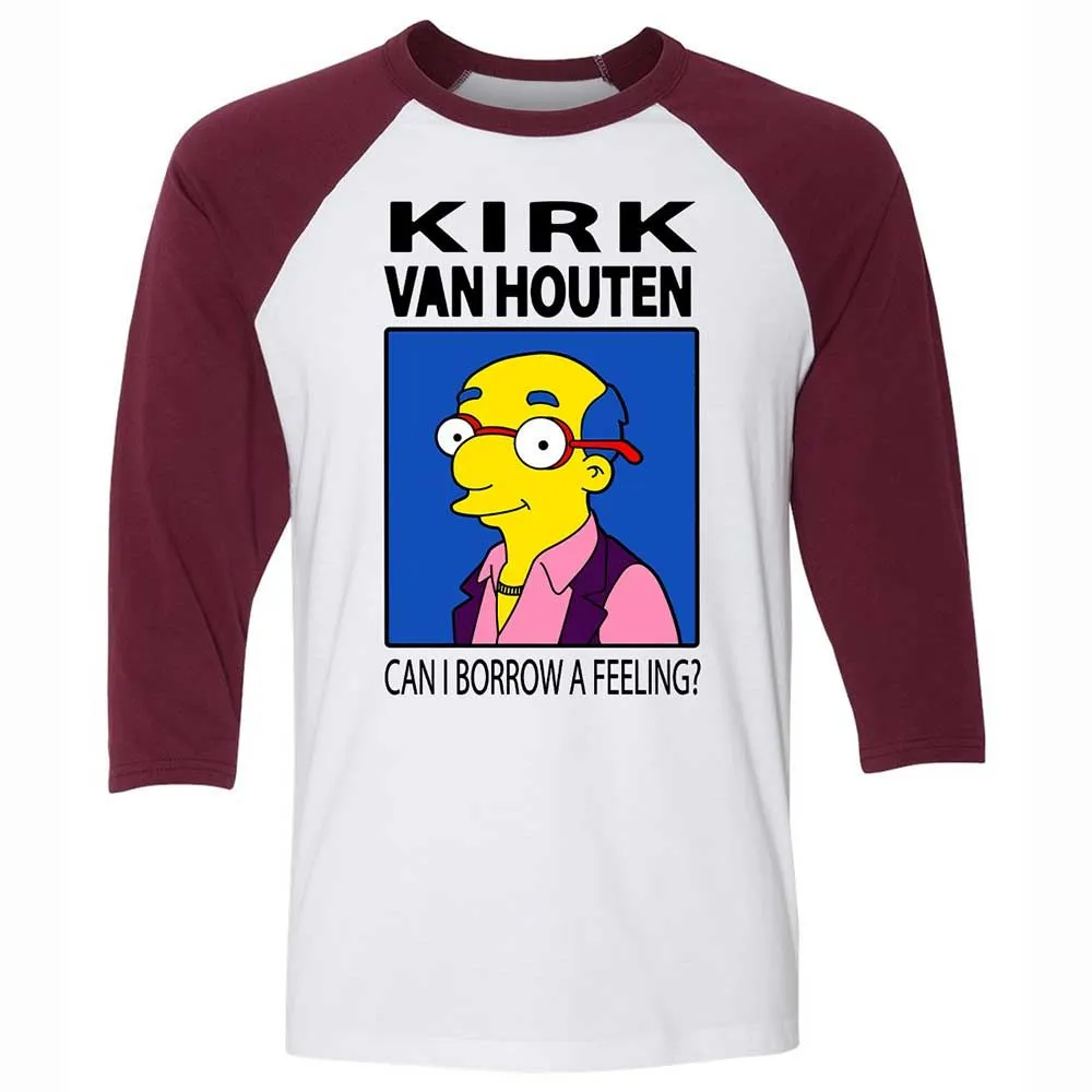 Can I Borrow a Feeling - White/Maroon - 7