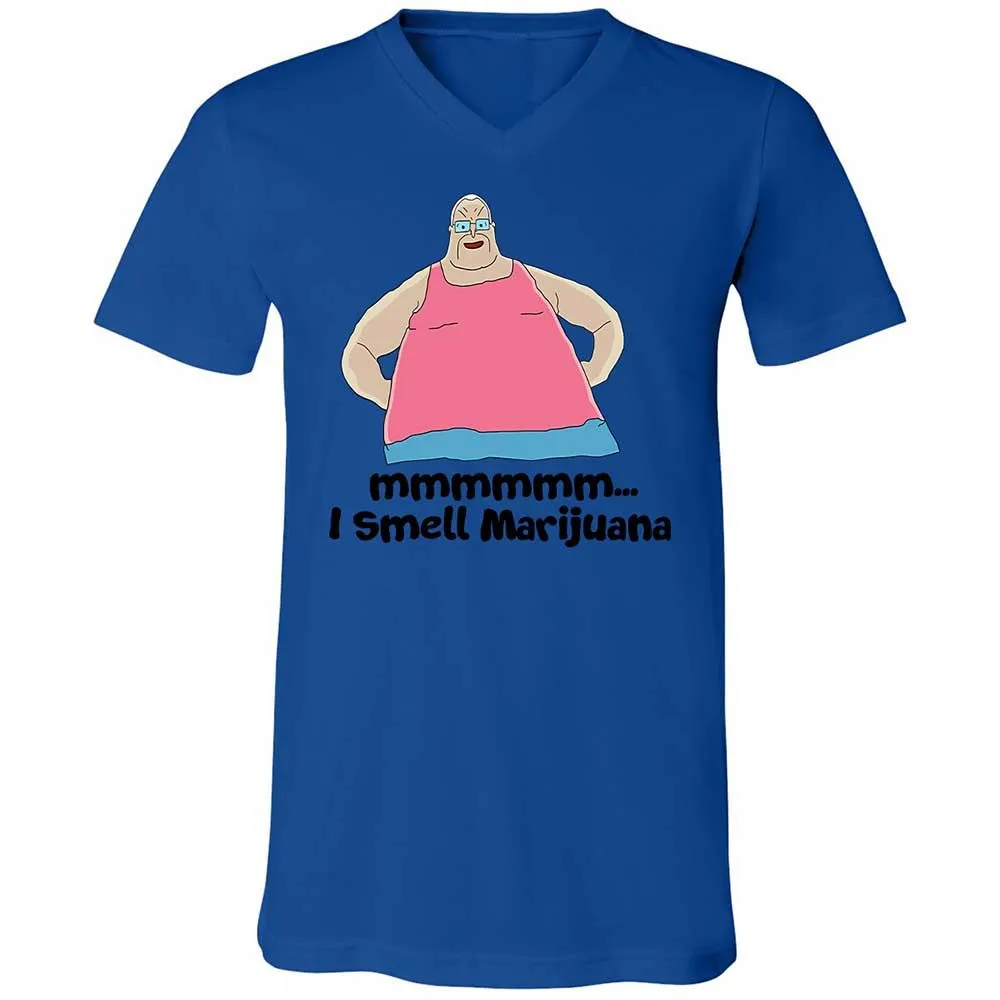 Unisex V-Neck T-Shirt - D3FQMEXJ - True Royal - 3