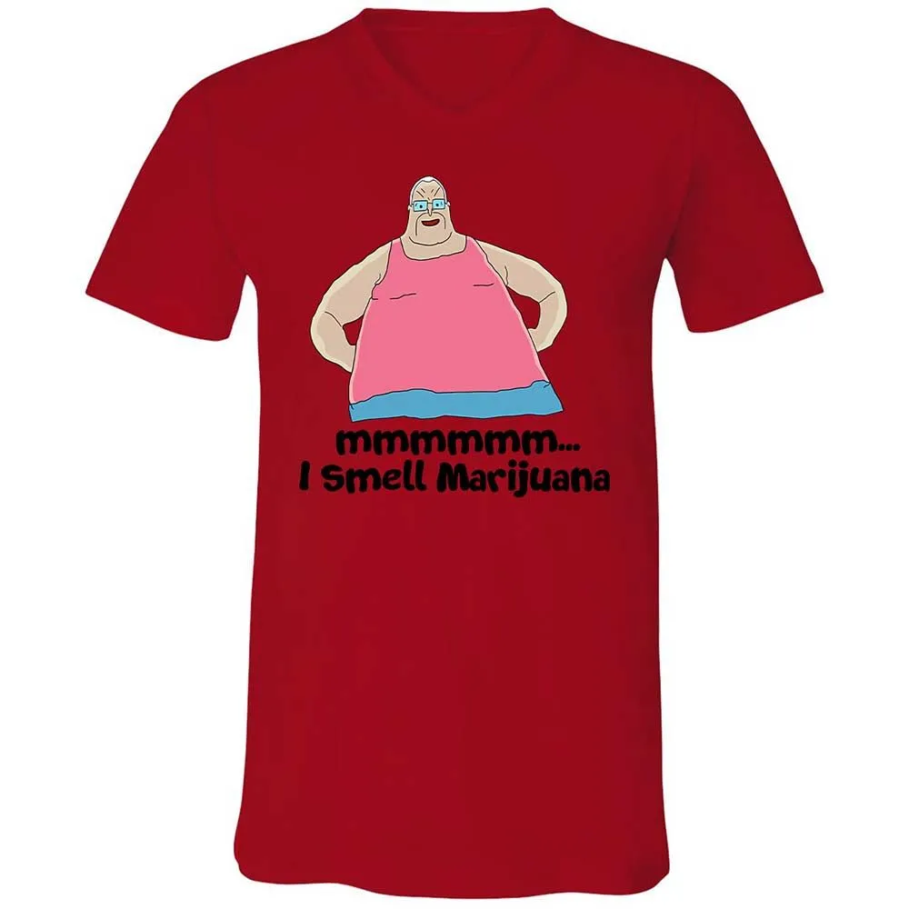 Unisex V-Neck T-Shirt - D3FQMEXJ - Red - 5