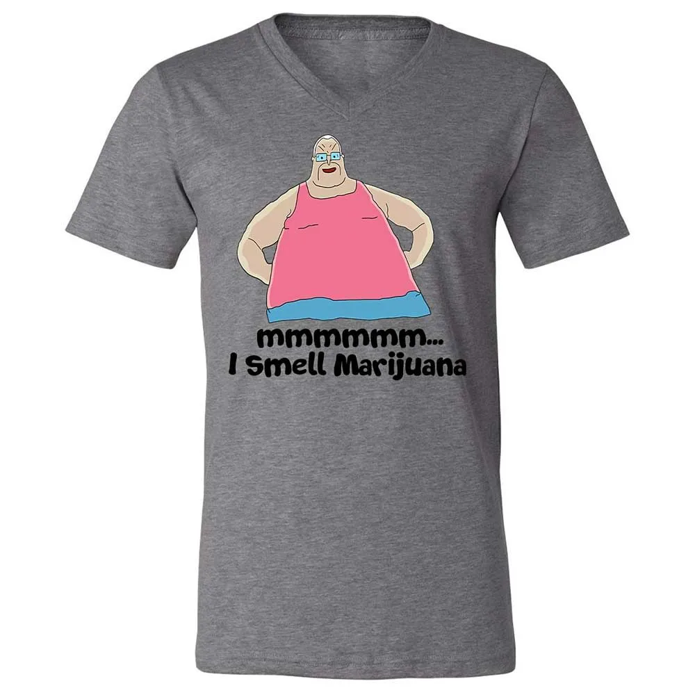 Unisex V-Neck T-Shirt - D3FQMEXJ - Deep Heather - 9