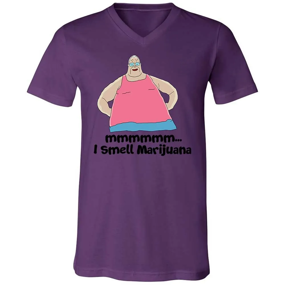 Unisex V-Neck T-Shirt - D3FQMEXJ - Team Purple - 10