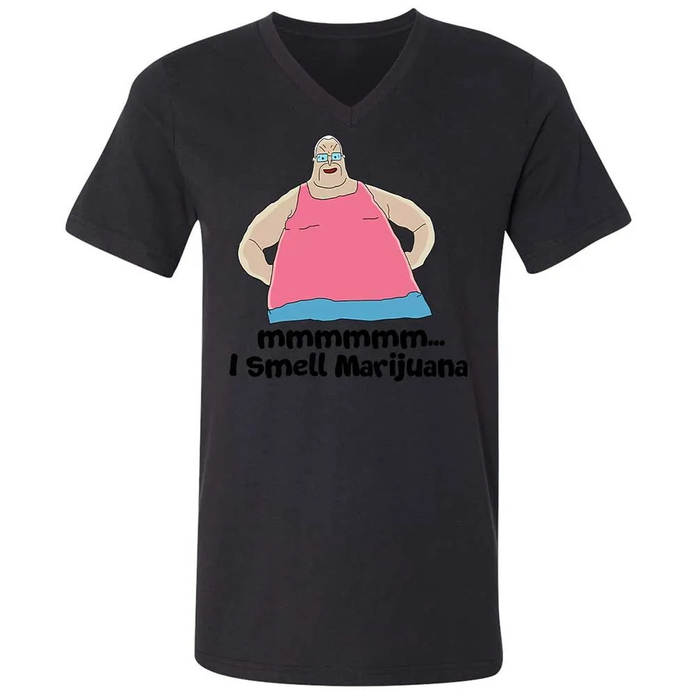 Unisex V-Neck T-Shirt - D3FQMEXJ - Black - 11