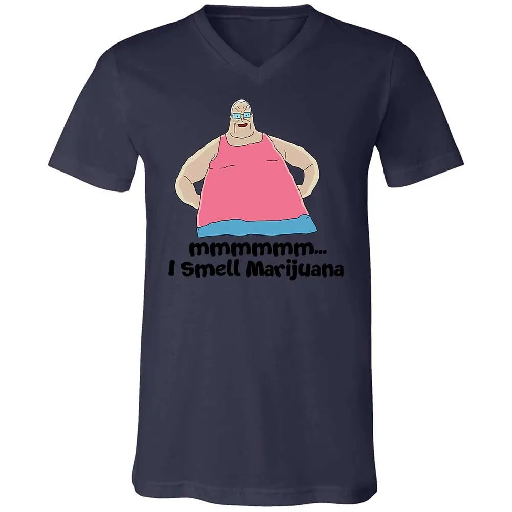 Unisex V-Neck T-Shirt - D3FQMEXJ - Navy - 12
