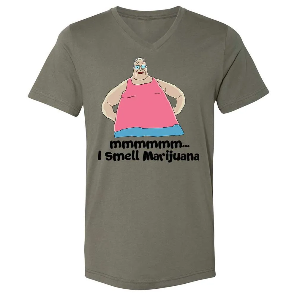 Unisex V-Neck T-Shirt - D3FQMEXJ - Military Green - 15