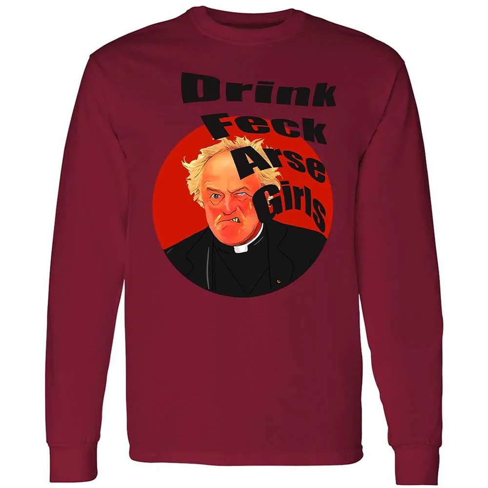 Long Sleeve T-Shirt - YWNVAZJB - Cardinal Red - 17