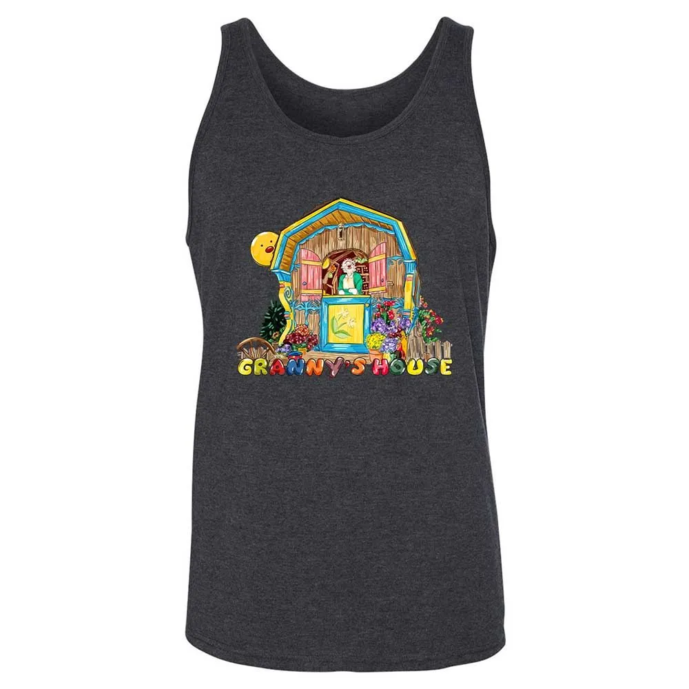 Granny Garbanzo Gardening Sunshine - Dark Grey Heather - 10