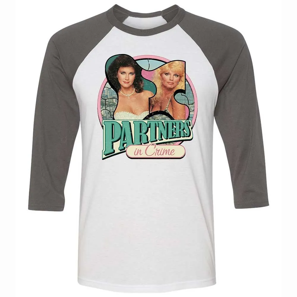 Unisex 3/4 Baseball Tee - 4DV2UWXM - White/Asphalt - 2