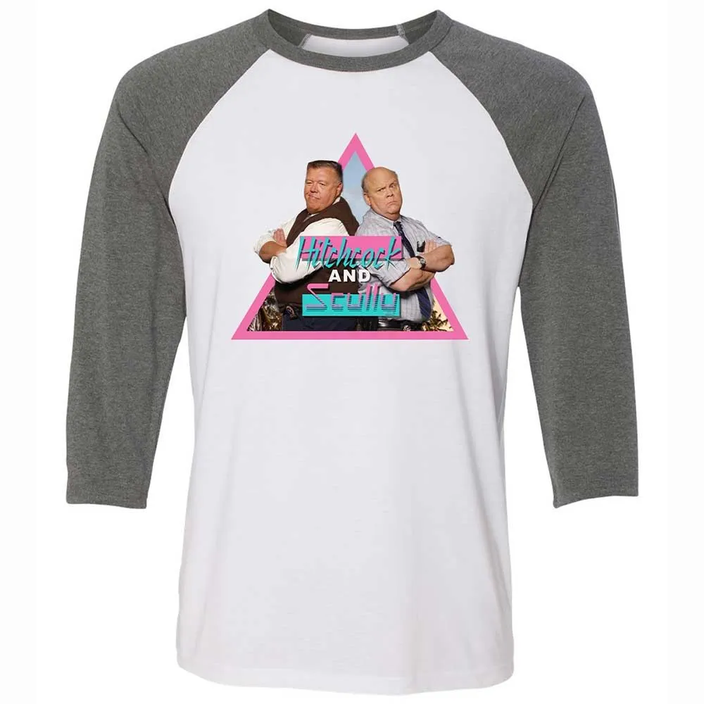 Unisex 3/4 Baseball Tee - CWWL6J8C - White/Deep Heather - 11