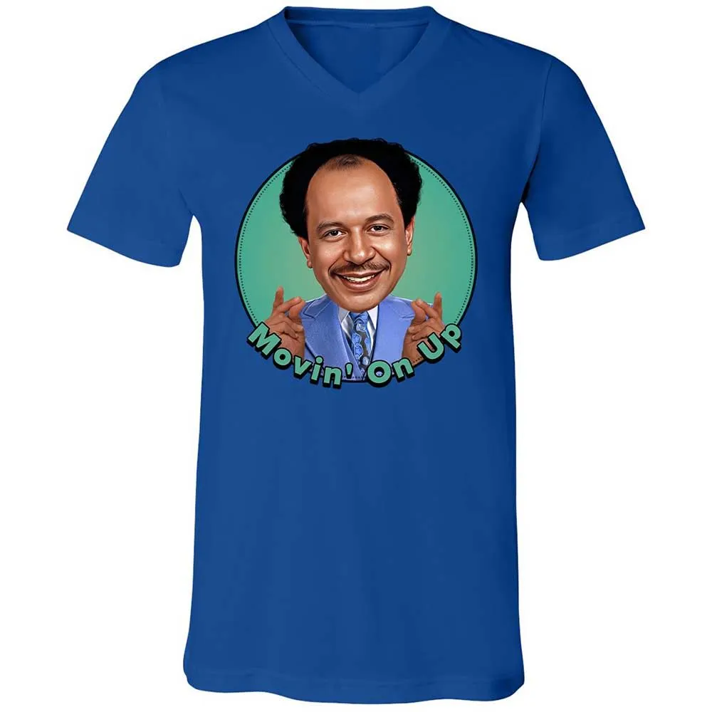 Unisex V-Neck T-Shirt - D8ACN94K - True Royal - 3