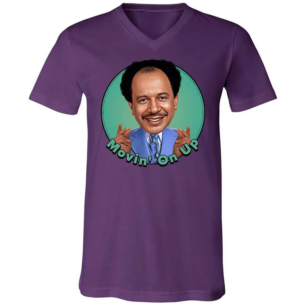 Unisex V-Neck T-Shirt - D8ACN94K - Team Purple - 10