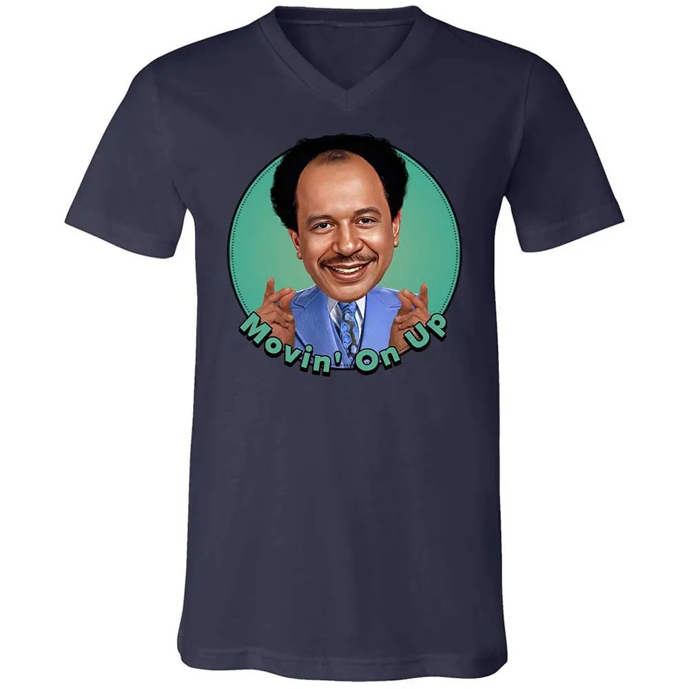 Unisex V-Neck T-Shirt - D8ACN94K - Navy - 12