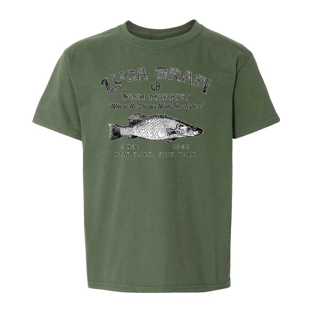 Kids T-Shirt - XK4DVYGU - Military Green - 20