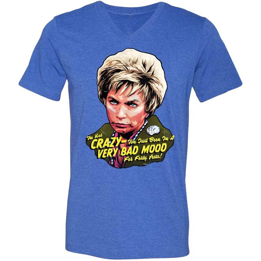 Unisex V-Neck T-Shirt - 9QWY4DFN - Heather True Royal - 4
