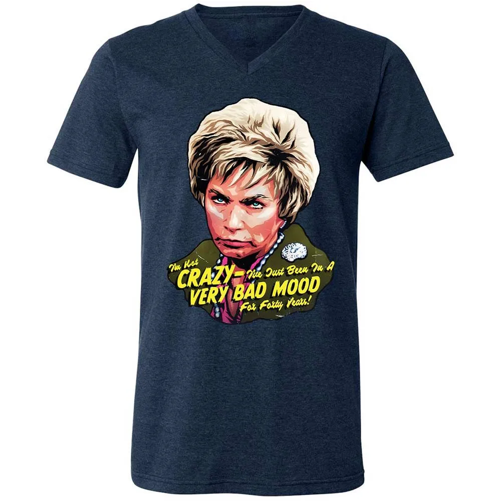 Unisex V-Neck T-Shirt - 9QWY4DFN - Heather Navy - 13
