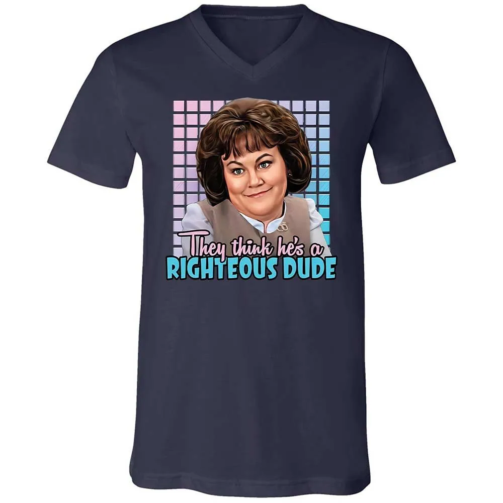 Unisex V-Neck T-Shirt - DX53F49G - Navy - 12