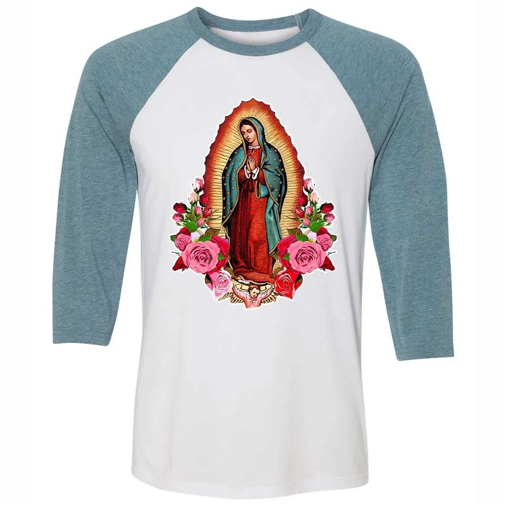 Our Lady of Guadalupe - White/Denim - 3