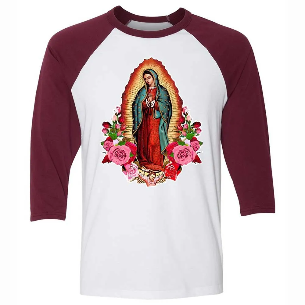 Our Lady of Guadalupe - White/Maroon - 7