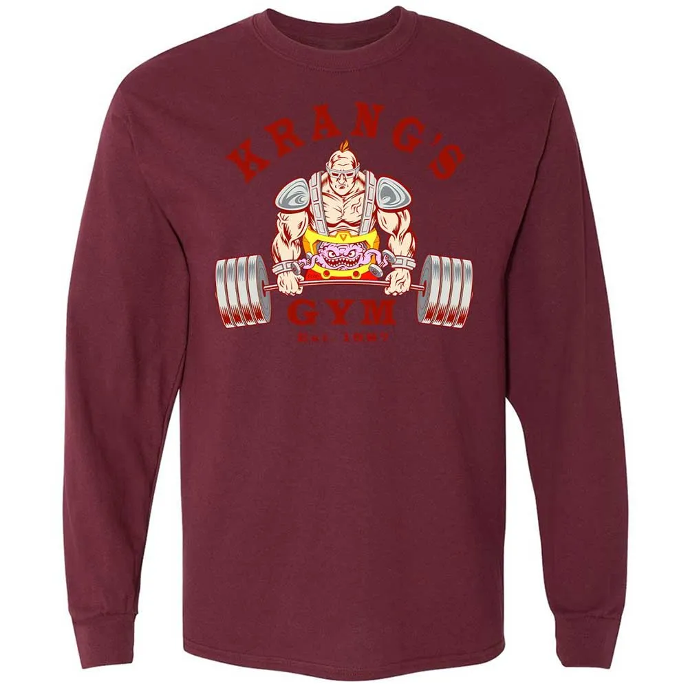 Long Sleeve T-Shirt - ZTJ85UP5 - Maroon - 16