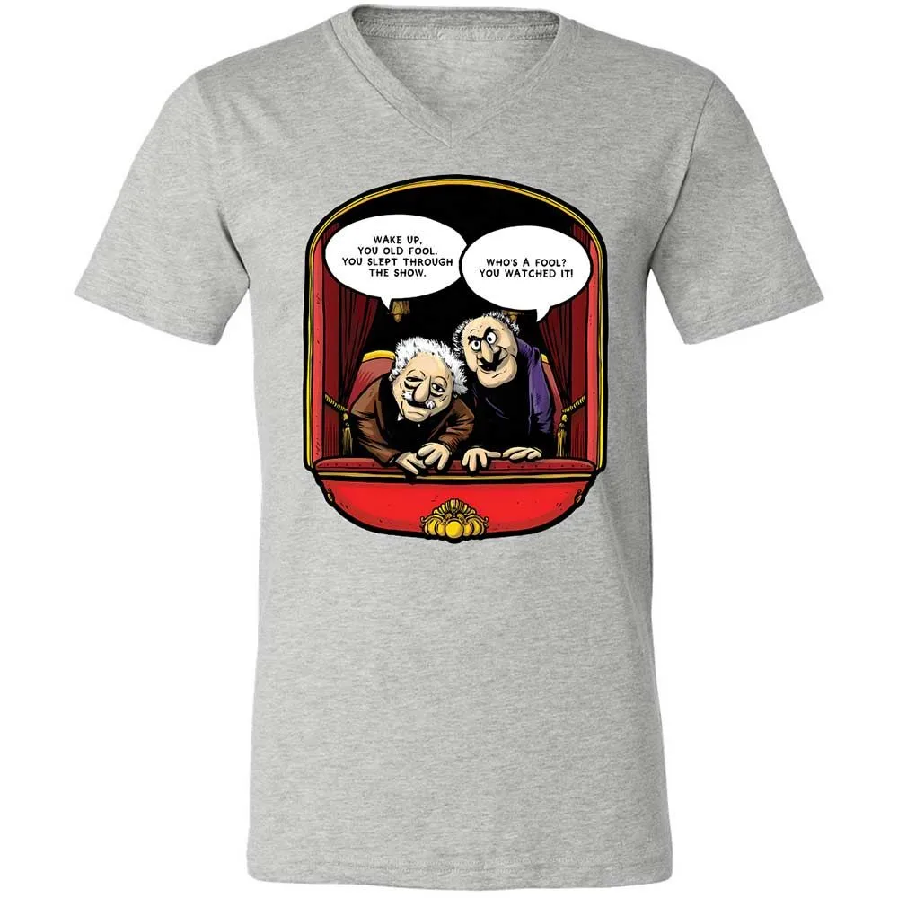Statler and Waldorf (Wake Up) - Athletic Heather - 2