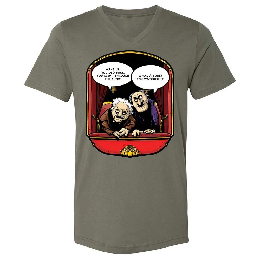 Statler and Waldorf (Wake Up) - Military Green - 15