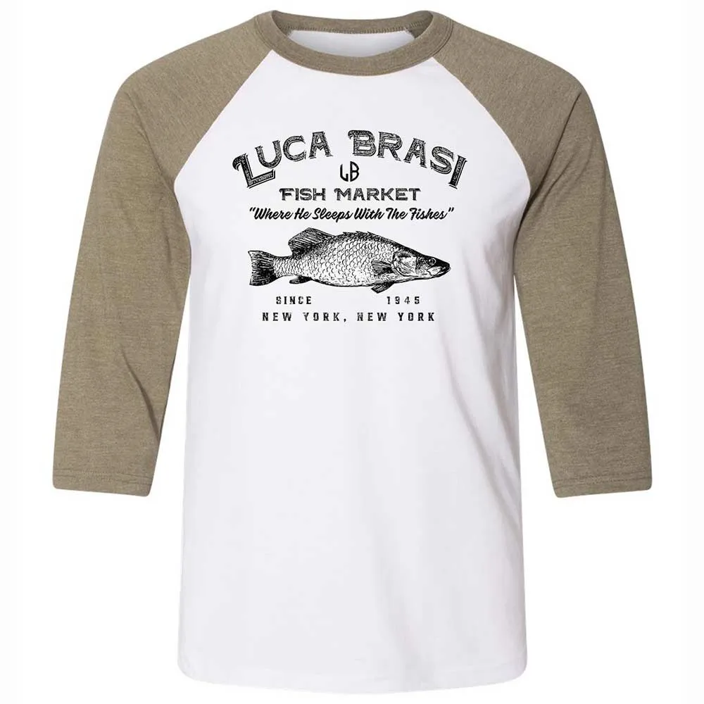 Unisex 3/4 Baseball Tee - 2UKKJMHH - White/Heather Olive - 4