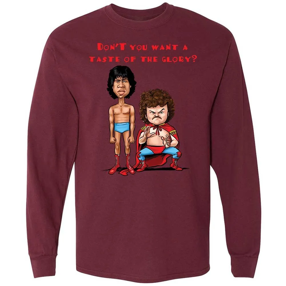 Long Sleeve T-Shirt - N4F6B9BY - Maroon - 16