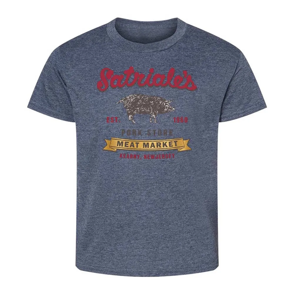 Kids T-Shirt - 6LPX1Y8H - Heather Navy - 15
