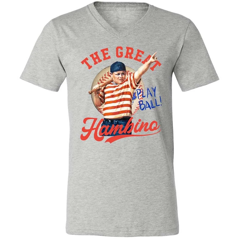 Unisex V-Neck T-Shirt - RRTYDV6Q - Athletic Heather - 2
