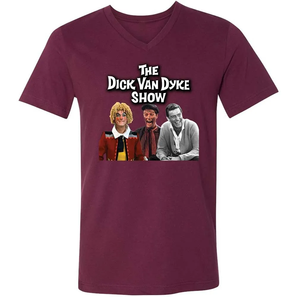 Unisex V-Neck T-Shirt - SXHXHN2H - Maroon - 14